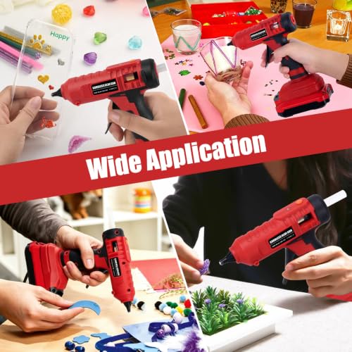 100w Cordless Hot Glue Gun Compatible with Craftsman V20 - Image 8