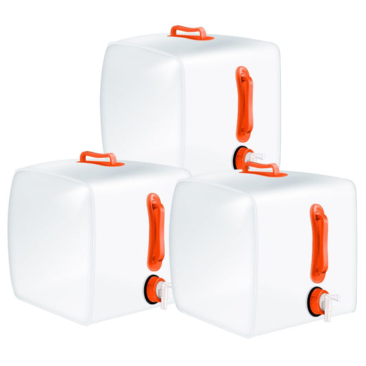 Reallnaive 3 Pcs 5.3 Gallon Collapsible Water Container - Image 1