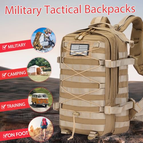 Phoking Military Tactical Backpack Waterproof 40L | Travel Essentials - Image 5