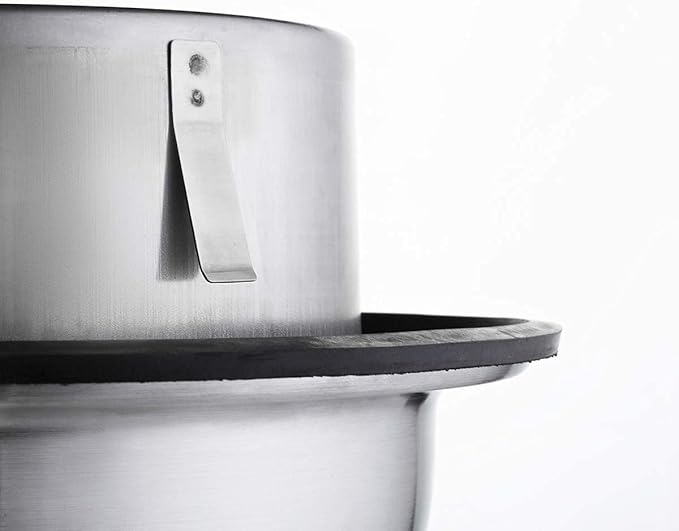 calimaero® KWG 4 inch Round Stainless Steel Dryer Vent Covers Ventilation Grill Hood with Rubber Seal Fits only in Metal Ducts