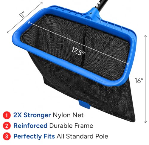Pool Skimmer Leaf Net – Fine Mesh Deep Nylon Bag, Fits All - Image 3
