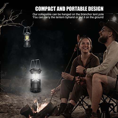 EXTRASTAR 4 Pcs LED Camping Lantern, Battery Powered - Image 7