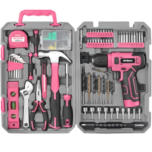 Hi-Spec Tool Set with 8V Drill Set Home DIY Repair & | Hand Tools - Image 2