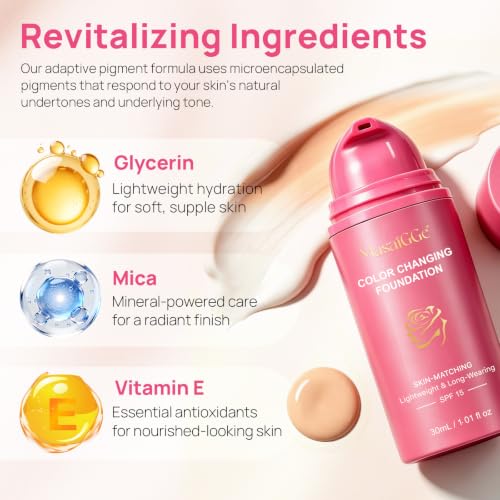 Color Changing Foundation Serum 30ML,Daily Office & Weekend - Image 4
