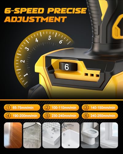 Cordless Caulking Gun Compatible With DeWalt 20V Max | Home Repair - Image 3