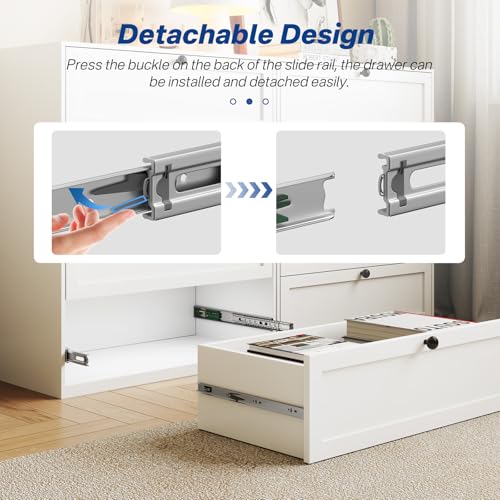 6 Pairs 20 Inch Soft Close Drawer Slides Ball Bearing - Image 6