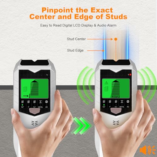 Stud Finder Wall Scanner, 5 in 1 Stud Detector with Smart - Image 5