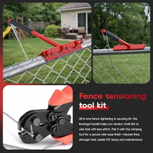 Fence Stretcher Tool, Heavy Duty Chain Link & Barbed Wire - Image 6