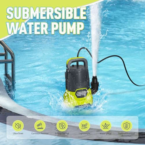 Sump Pump 1.7HP Submersible Water Pump, High Flow, 7500GPH - Image 4