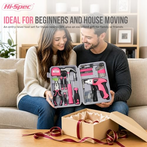 Hi-Spec 4V Electric Ladies Screwdriver Tool Kit Compact | Hand Tools - Image 7