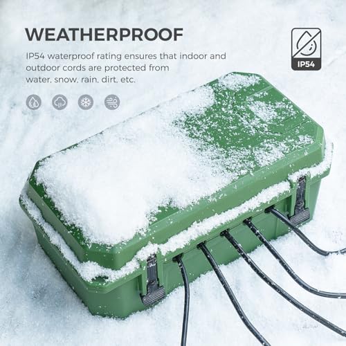 WELKIN Heavy-Duty Outdoor Electrical Box, 15.3 x 8.9 x 5.4 in - Image 6