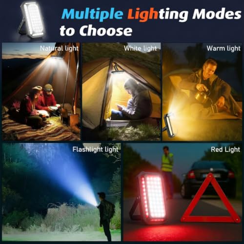 120H Camping Lantern, 10000mAh Rechargeable Lantern - Image 5