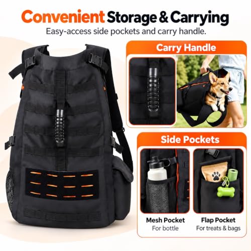 Dog Backpack Carrier for Medium Dogs,Hands-Free Pet | Pet Essentials - Image 4