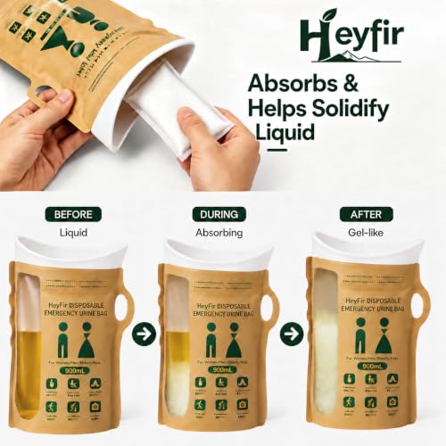 Disposable Urine Bags, Pee Bags for Travel, Camping, Traffic Jams - Image 5
