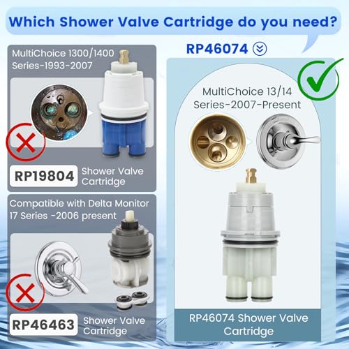 RP46074 Shower Valve Cartridge Assembly with RP22734 - Image 3