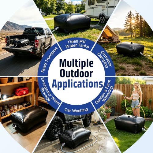63 Gal Water Bladder Storage Foldable Portable Water - Image 7
