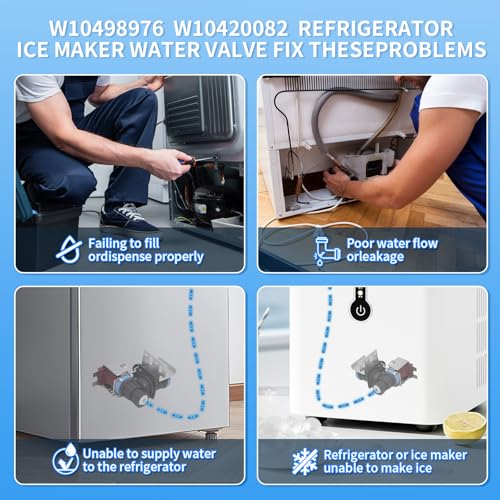 Upgrade WPW10498976 W10498976 Refrigerator Ice Maker Water Inlet - Image 6
