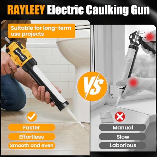 Electric Caulking Gun Compatible with Dewalt 20V Battery | Home Repair - Image 3