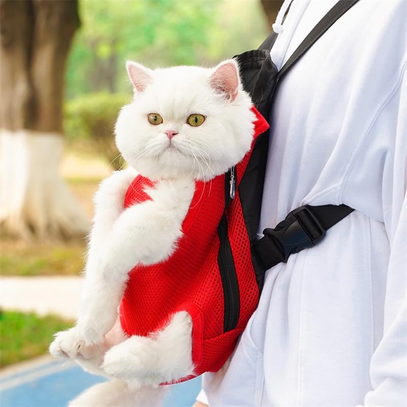 Pet Carrier Backpack - Adjustable Pet Front Cat Dog - Image 5