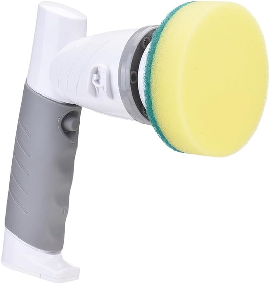 Electric Spin Scrubber, 18W 420RPM Handheld Cordless Cleaning Brush with 6 Brush Heads for Kitchen, Bathroom, IPX6 Water Proof Power Scrub Brush for Bathtub Sink Tile Floor (US