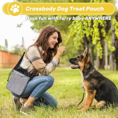 6 Set Dog Travel Bag, Large Pet Travel Kit for Supplies, Grey - Image 6