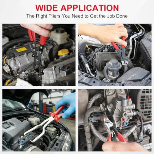 Upgrade 4PCS Hose Clamp Kit for Water Hose and Coolant | Hand Tools - Image 8