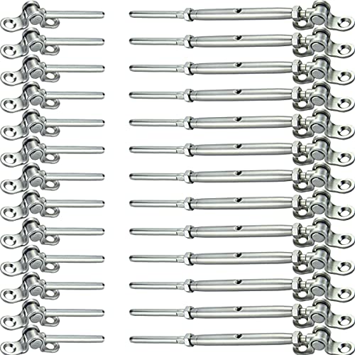 Cable Railing Hardware, 30 Pairs Stainless Steel Cable - Image 2