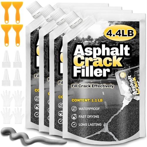 Asphalt Crack Filler, 4.4LB Self Leveling Magic Crack Filler - Image 2
