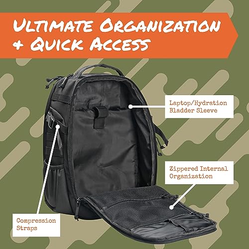 Backpack | 35L Capacity Military, 3-Day Bug Out Army | - Image 5