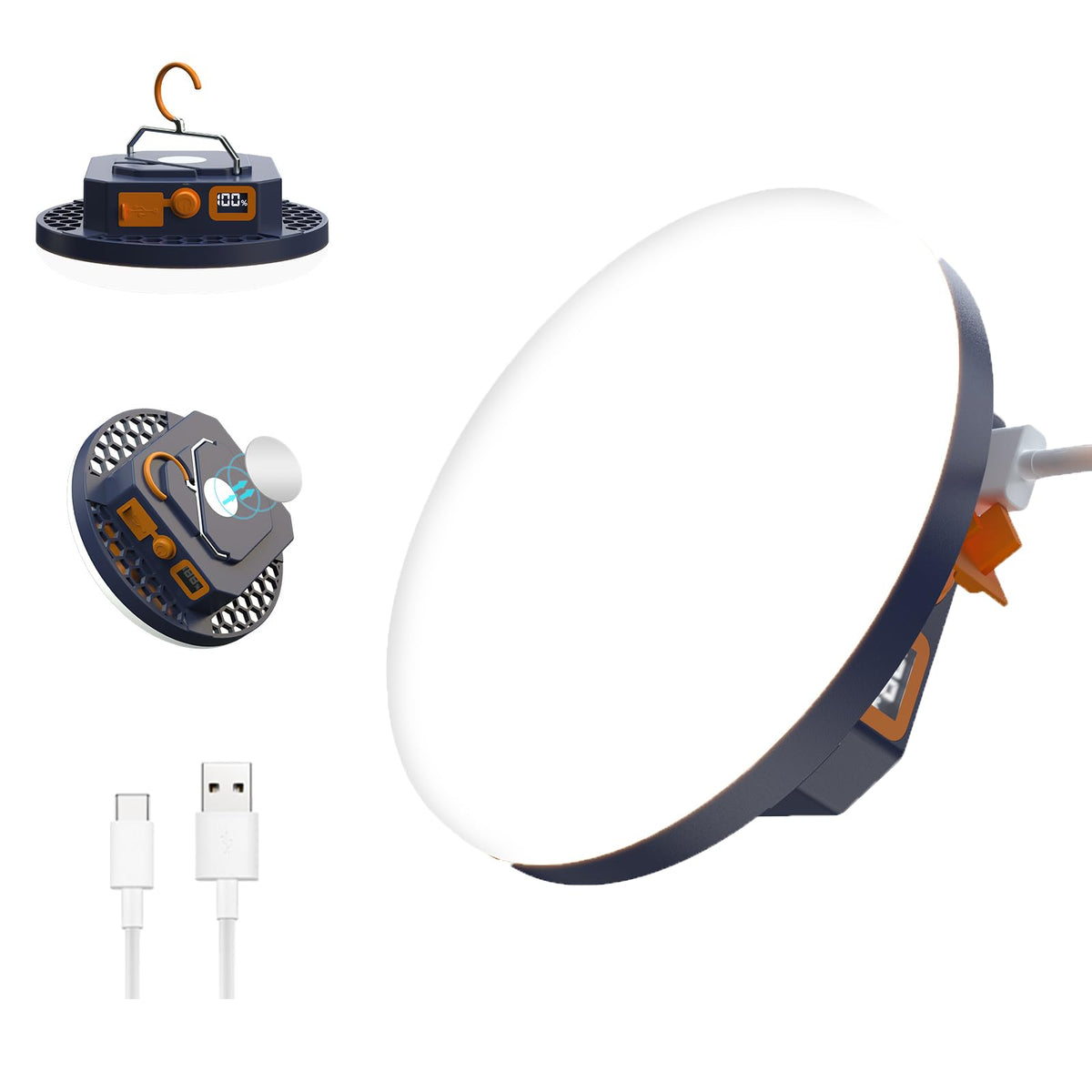 4000LM Flashlight Portable LED Camping Light Tent Lights - Image 1