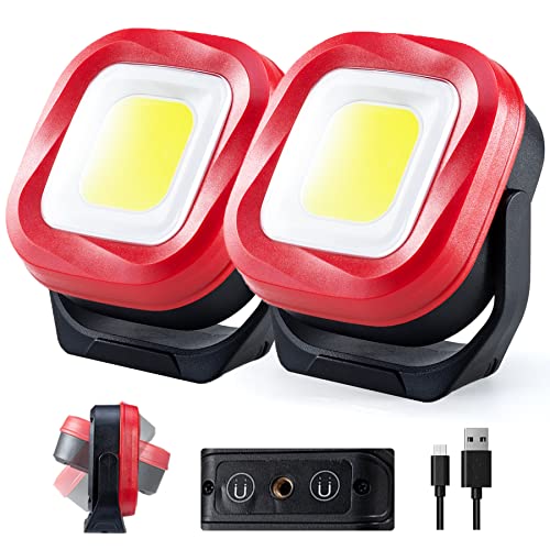 Magnetic Work Light, 42 LEDs 1000 Lumens Rechargeable | Home Repair - Image 2