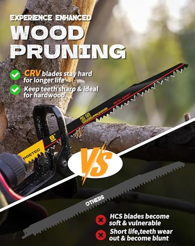 9 Inch Wood Pruning Reciprocating Saw Blades for Tree - Image 5