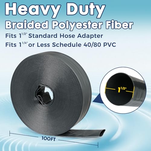 Pool Backwash Hose 1.5 Inch x 100 Feet | Heavy Duty Burst - Image 4