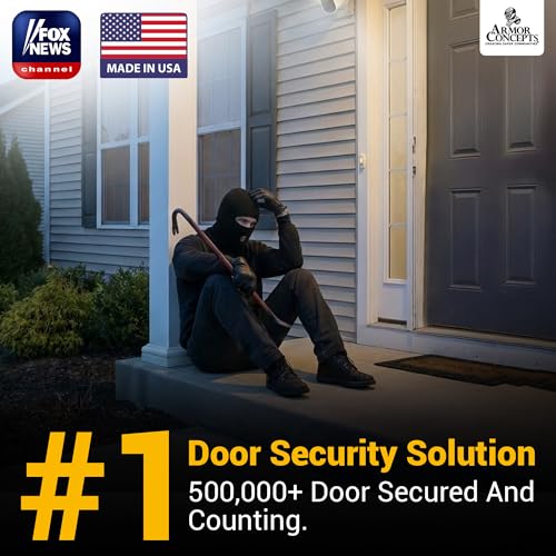 Door Armor MAX 5 Piece Door Reinforcement Kit, Anti Kick in Door - Image 6