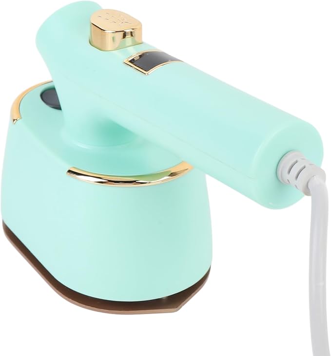 Portable Steam Iron, Mini Garment Steamer Handheld Ironing Machine with 120ml Large Suitable for Travel Home Use (US Plug 110V