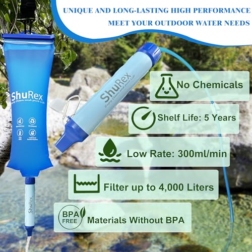 3L Gravity Fed Water Filtration System with Adjustable Tree Strap - Image 4