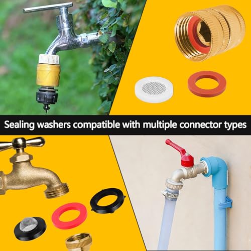 258 Pcs Hose Bib Repair Kit, Assorted Faucet and Plumbing Washers - Image 5