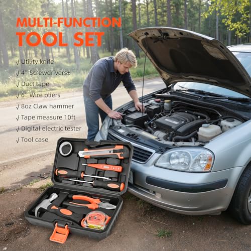 Car Emergency Kit with Portable Air Compressor, First Aid Kit - Image 5