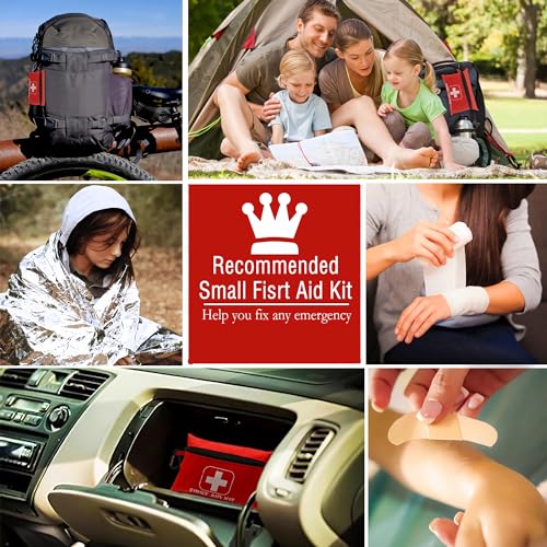 Small Emergency First Aid Kit Including 166 Pieces | Travel Essentials - Image 5