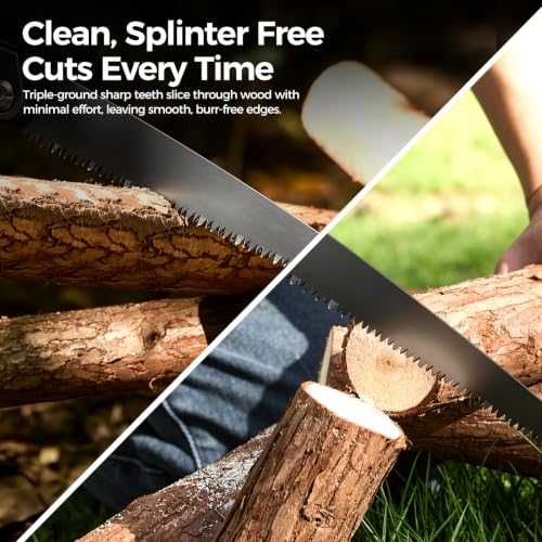 Folding Saw, 10inch Hand Saw for Wood Cutting and Pruning Saw - Image 6