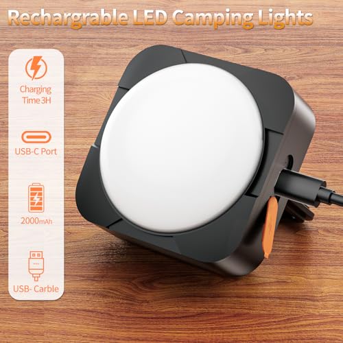 Rechargeable 2000mAh LED Camping Lights Emergency Light - Image 5