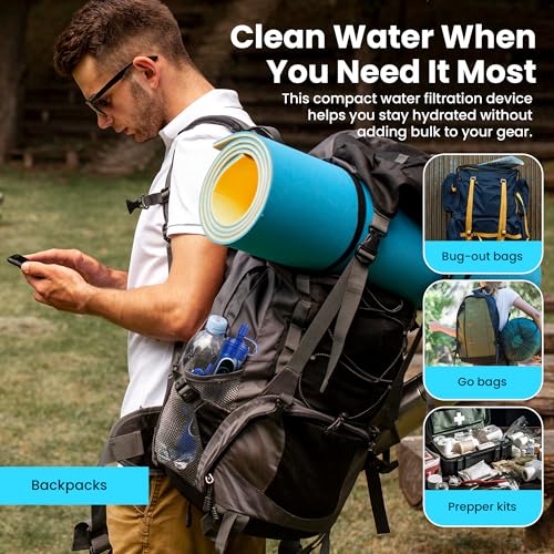 Filters-Clean Survival Water Filter Straw, 0.1 Micron Water - Image 8