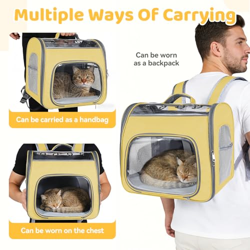 Airline Approved Cat Soft-Sided Carrier Backpack Up to 12 - Image 6