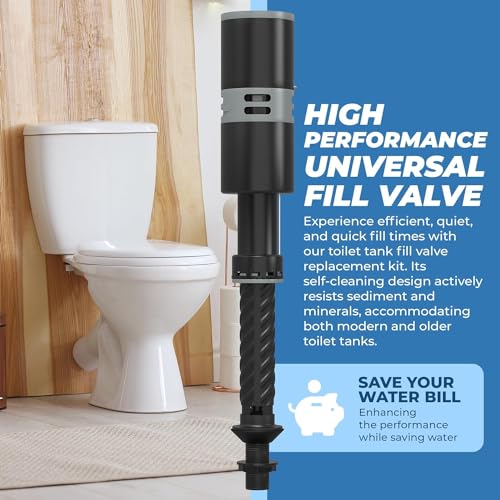 Toilet Fill Valve Replacement, Adjustable 8.7" to 12.2" - Image 3