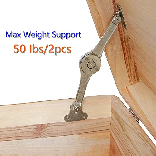 Toy Box Hinges Soft Close - Adjustable Chest Hinges for Wooden - Image 6