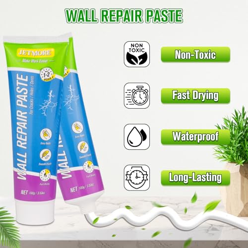 12 Pcs Drywall Repair Kit, 3 x 3.5 oz Wall Repair Paste | Home Repair - Image 6