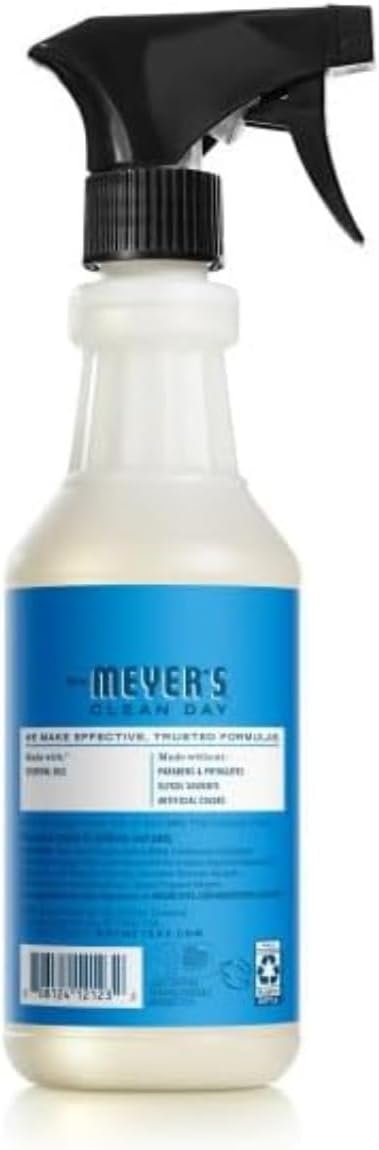 Mrs. MEYER'S Clean Day Blueberry Scent Variety Pack, Liquid Hand Soap 12.5 OZ, Multi-Surface Cleaner 16 OZ, Liquid Dish Soap 16 OZ, Room Freshener 8 OZ, 1 CT
