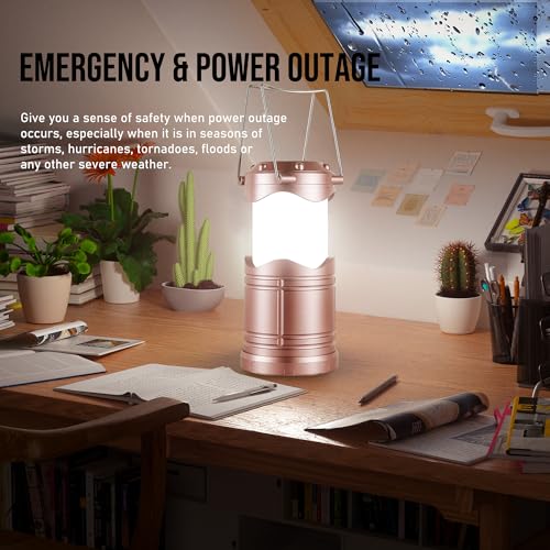 Lichamp LED Camping Lantern, 4 Pack Battery Powered - Image 3