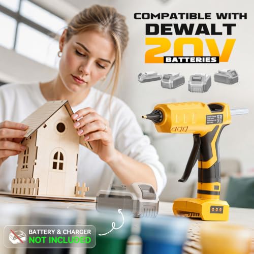 Cordless Hot Glue Gun Digital 100-200°C Temperature Adjustable - Image 5
