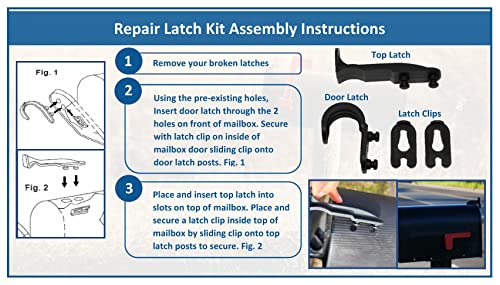 New Mailbox Plastic Latch Set Repair Kit for Solar Group | Home Repair - Image 7